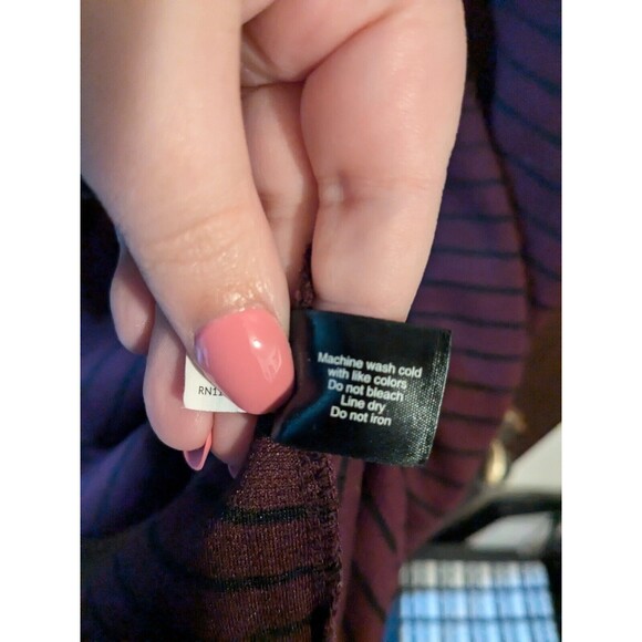 Lane Bryant 22/24 Striped Half Sleeve Dress - Picture 7 of 7